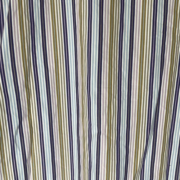 Robert Graham Long Sleeve Button Down Cotton Embroidered Striped Shirt Sz Lg - Picture 9 of 13